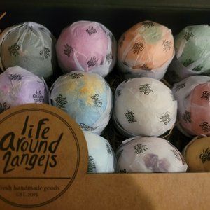 Life Around 2 angels bath bomb set